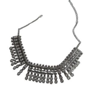 2/$30 sparkly vintage bib rhinestone necklace